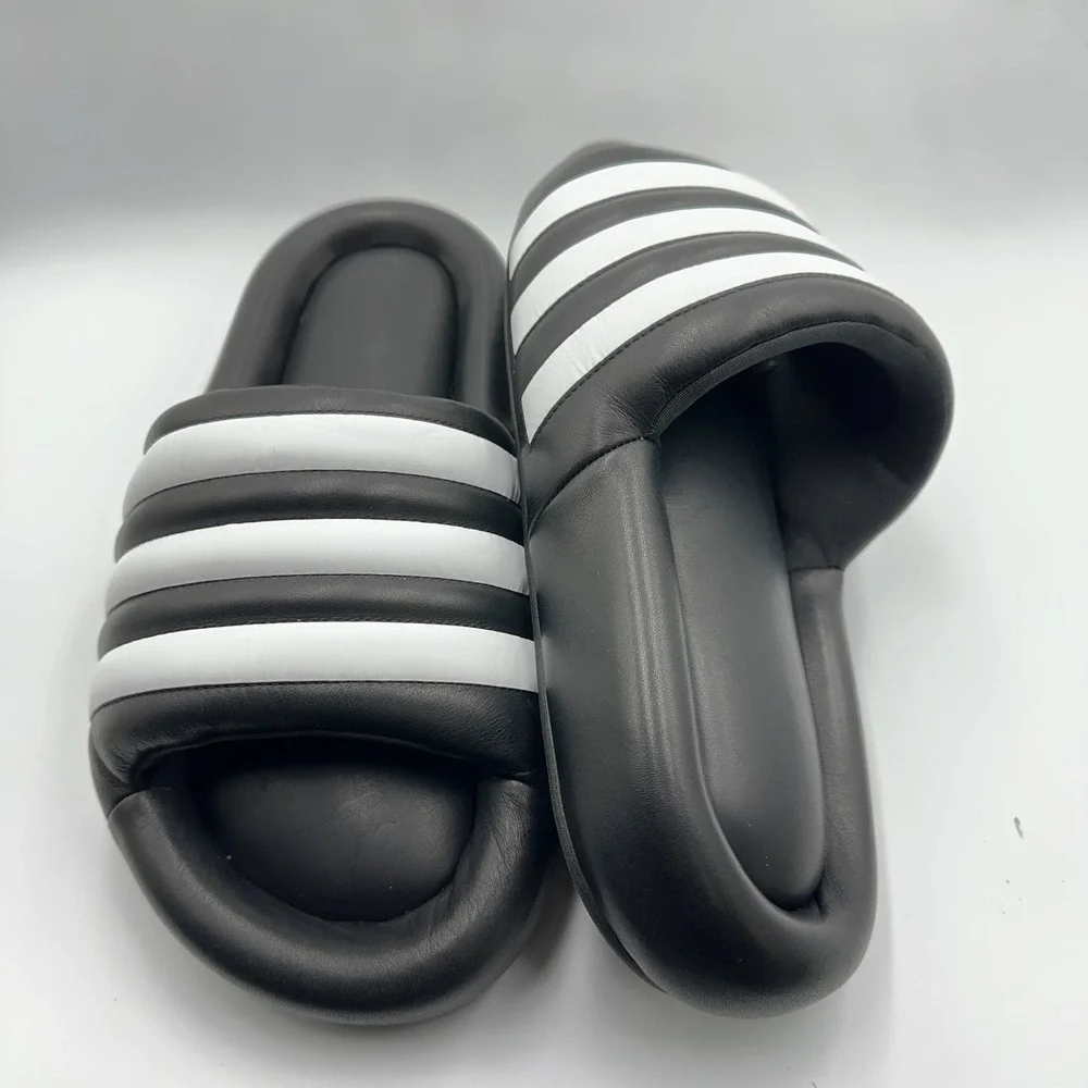 Mens Size 11 Adidas Sandals Adilette 24 Slides Core Black Cloud White JP8248